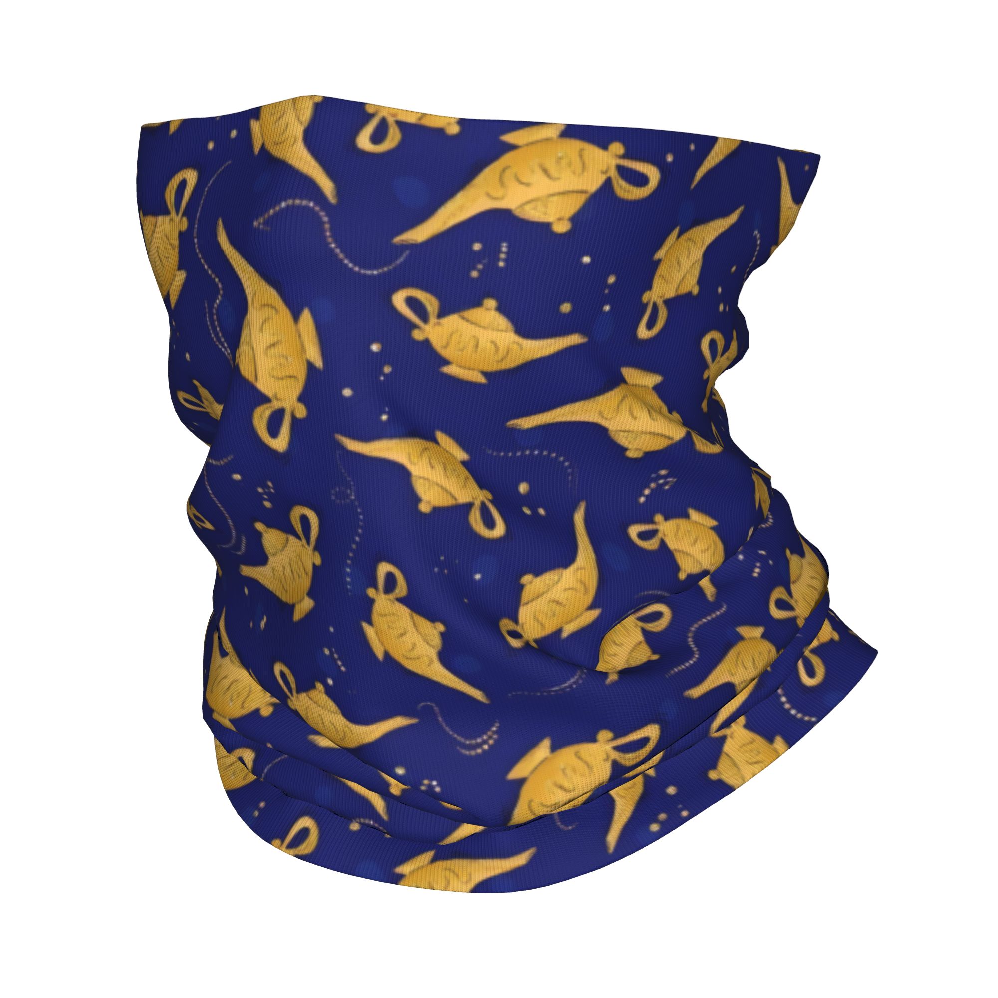 Neck Gaiter Face Cover - Многофункциональный ветрозащитный бафф-бандана A-Aladdin Genie: шарф-маска,