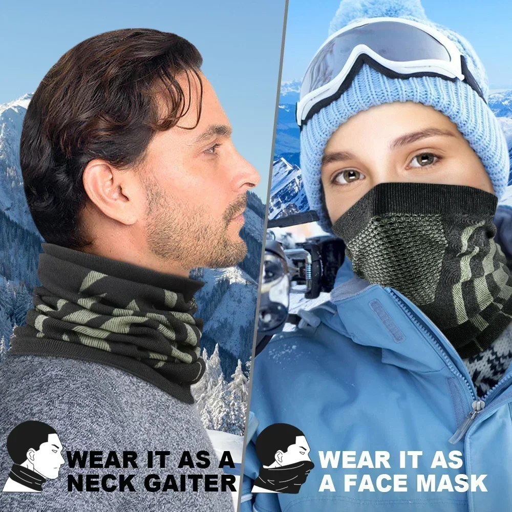 Зимняя мягкая бандана-кольцо,  – обзор и цена Respirator Half Face